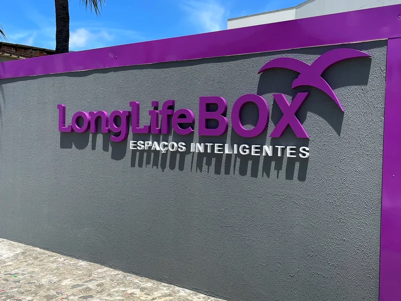 Fachada em ACM Longlife Box - QSign